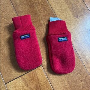 Patagonia Vibrant Red Fleece Mittens